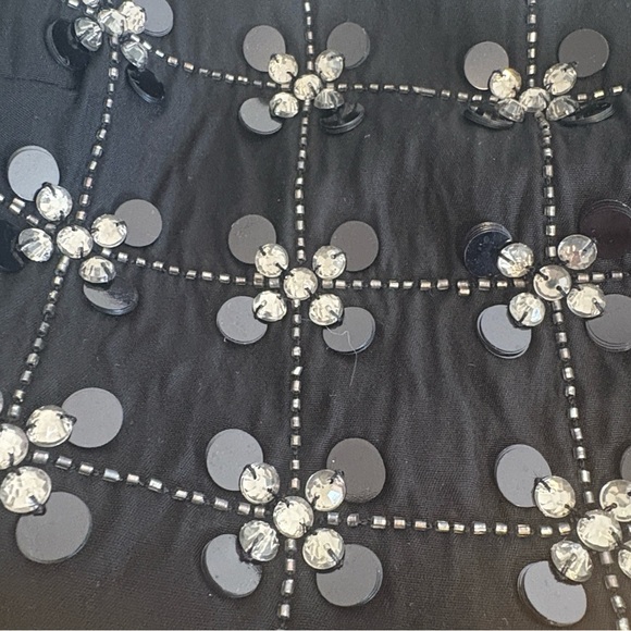 & Other Stories heavily embellished cami crop top in black , sz : 2 - Picture 10 of 10